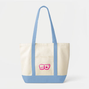 Chibi ちび Japanese Nihongo Hiragana Script Tote Bag