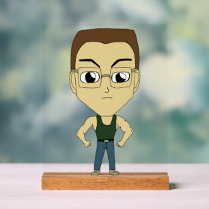 chibi   acrylic sign