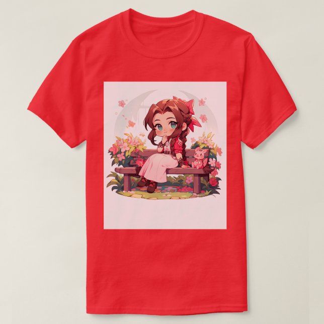 chibi aerith T-Shirt (Design Front)