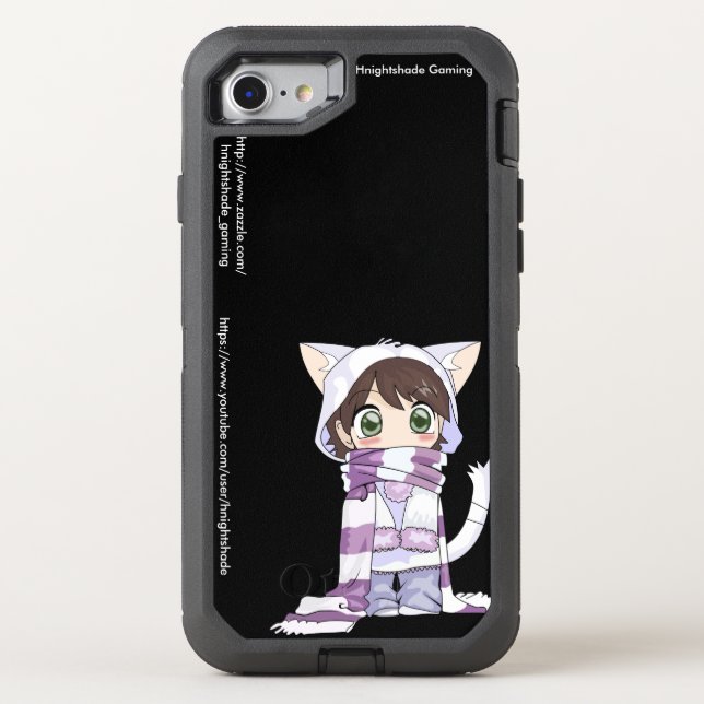 Chibi Anime Otterbox iPhone Case (Back)