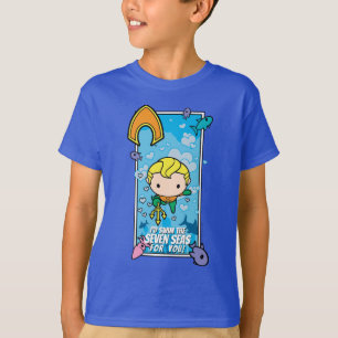 Chibi Aquaman - I'll Swim The Seven Seas T-Shirt