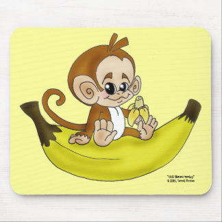 "CHIBI Banana MONKEY" Mousepad