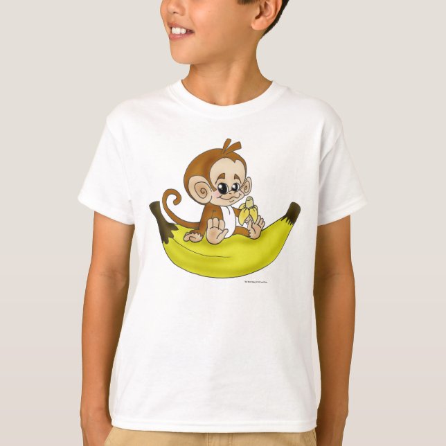 "Chibi BANANA MONKEY" Shirt (Front)