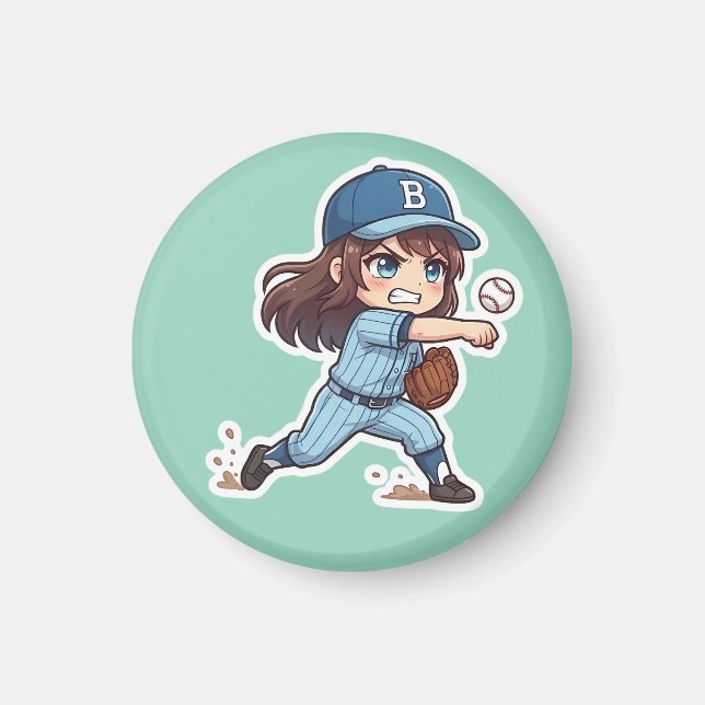 Chibi Baseball 2026 Edition - Pitcher Release Magnet (Front)