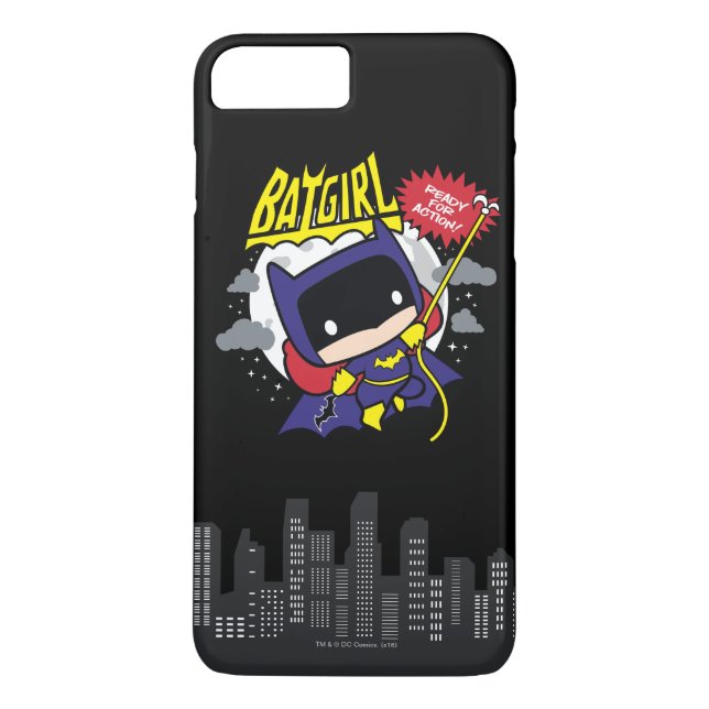 Chibi Batgirl Ready For Action Case-Mate iPhone Case (Back)