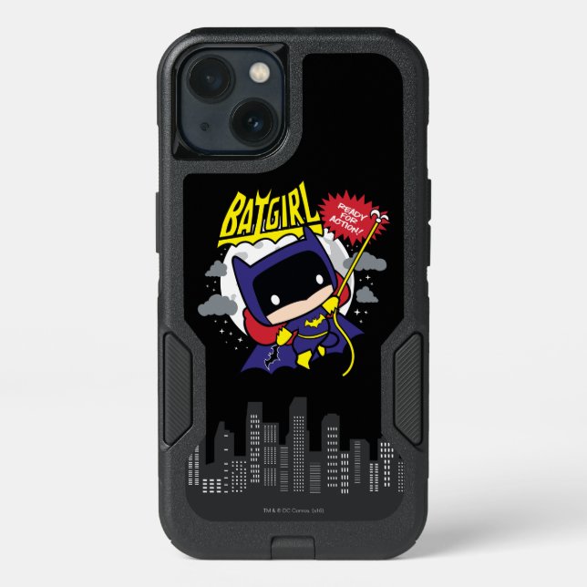 Chibi Batgirl Ready For Action Otterbox iPhone Case (Back)