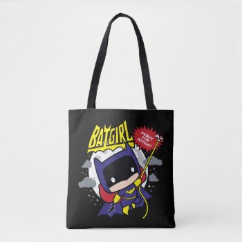 Chibi Batgirl Ready For Action Tote Bag by justiceleague at Zazzle