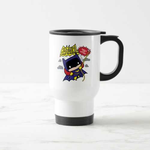 Chibi Batgirl Ready For Action Travel Mug