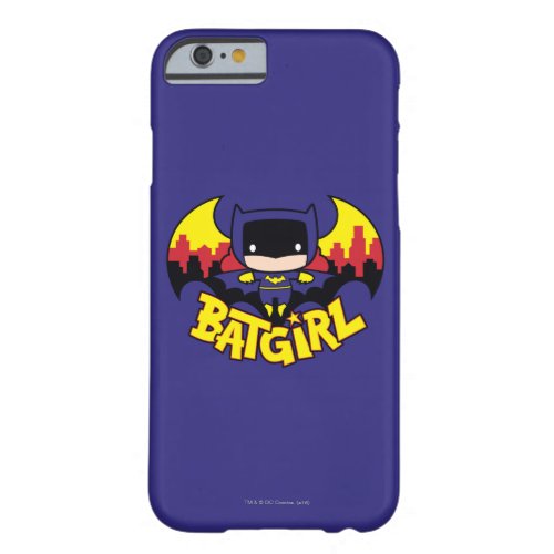 Chibi Batgirl With Gotham Skyline  Logo Barely There iPhone 6 Case