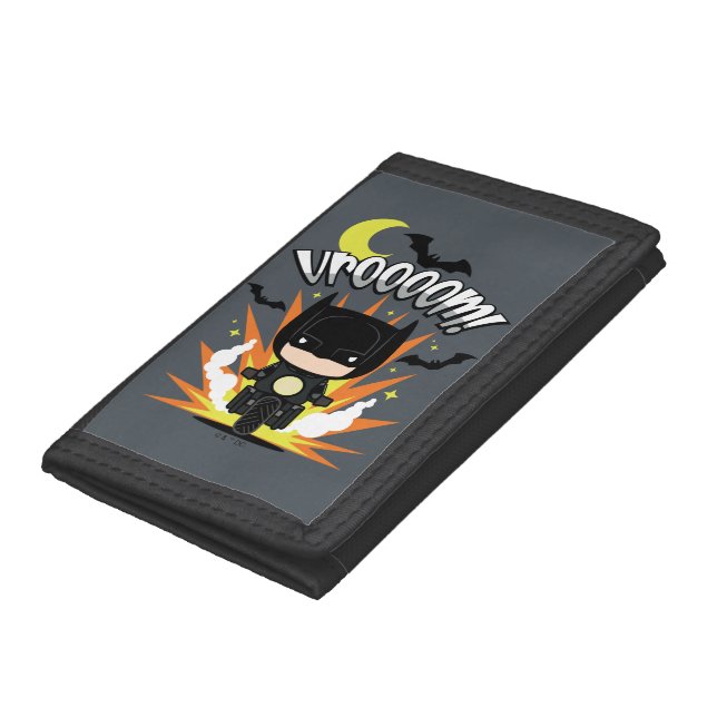 Chibi Batman Batcycle Tri-fold Wallet (Bottom)