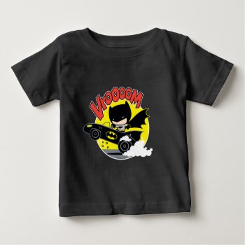 Chibi Batman In The Batmobile Baby T-shirt by justiceleague at Zazzle