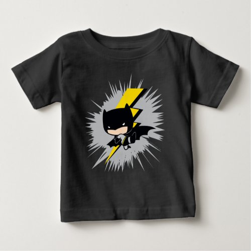 Chibi Batman Lightning Kick Baby T_Shirt