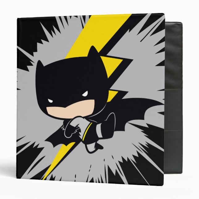 Chibi Batman Lightning Kick Binder (Front/Inside)