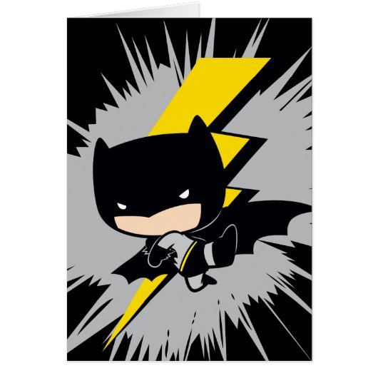 Chibi Batman Lightning Kick Cards (Front)