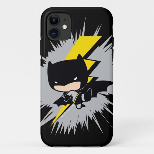 Chibi Batman Lightning Kick iPhone 11 Case