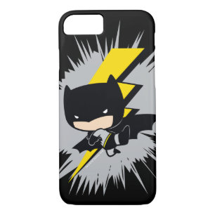 Chibi Batman Lightning Kick iPhone 8/7 Case