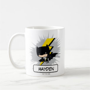 Chibi Batman Lightning Kick Coffee Mug