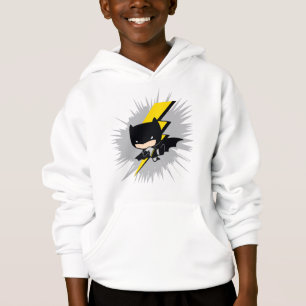 Chibi Batman Lightning Kick Hoodie