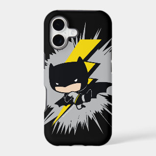 Chibi Batman Lightning Kick iPhone 17 Case