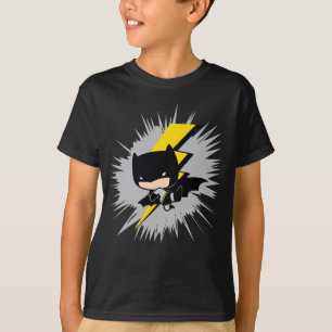 Chibi Batman Lightning Kick T-Shirt