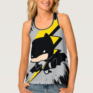 Chibi Batman Lightning Kick Tank Top