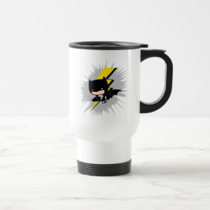 Chibi Batman Lightning Kick Travel Mug