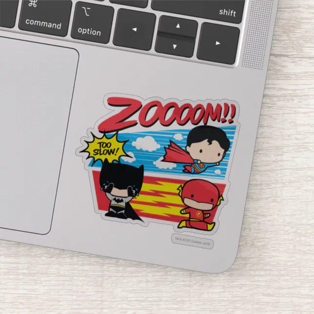 Chibi Batman Too Slow! Sticker | Zazzle