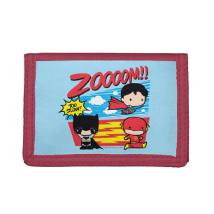 Chibi Batman Too Slow! Trifold Wallet