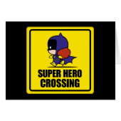 Chibi Batwoman Super Hero Crossing Sign (Front Horizontal)