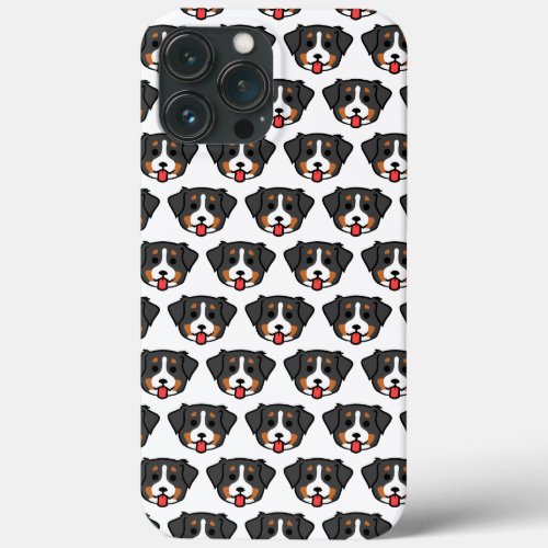 Chibi Bernese patern _ cartoon dog style iPhone 13 Pro Max Case