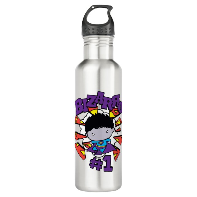 Chibi Bizarro #1 Stainless Steel Water Bottle (Front)