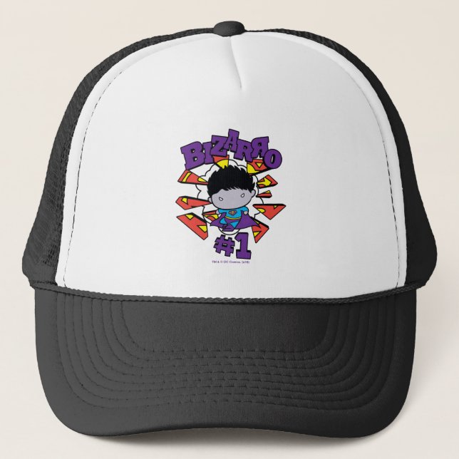 Chibi Bizarro #1 Trucker Hat (Front)