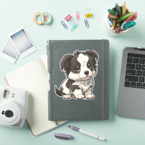 Chibi Border Collie Sticker