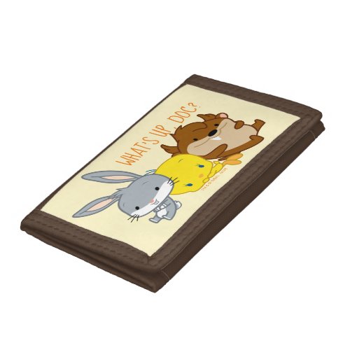 Chibi BUGS BUNNY TWEETY  TAZ Tri_fold Wallet