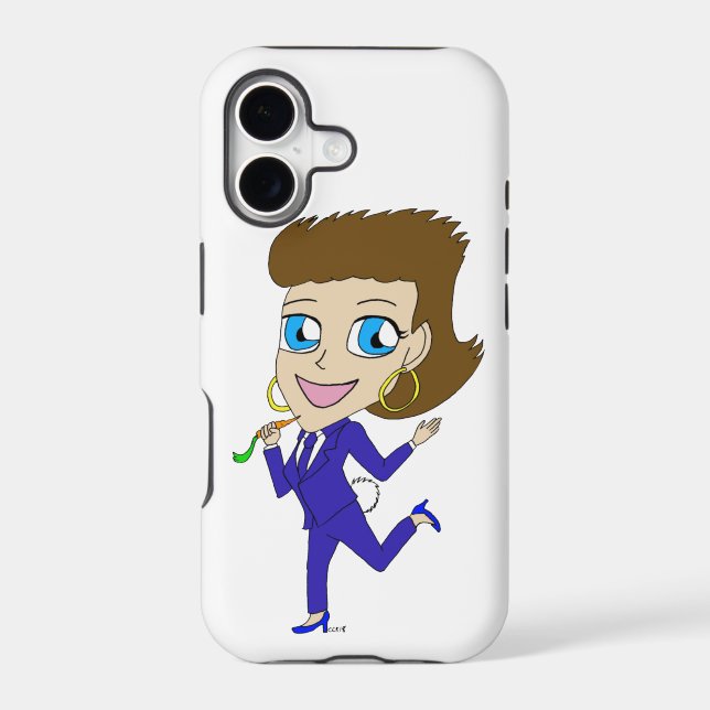 chibi bunny tail  iphone case (Back)
