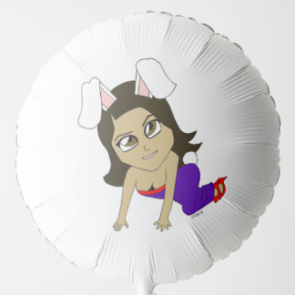 chibi bunnygirl balloon