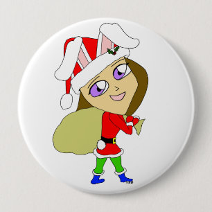 chibi bunnygirl button