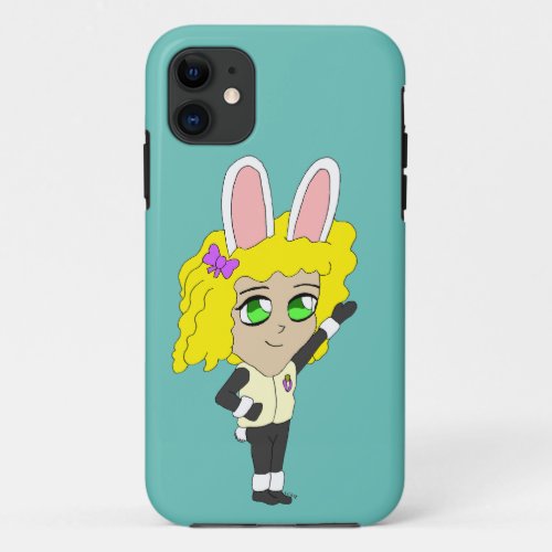 chibi bunnygirl   iPhone 11 case