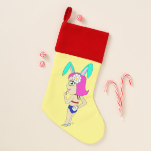 chibi bunnygirl   christmas stocking