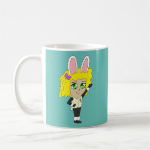 chibi bunnygirl coffee mug