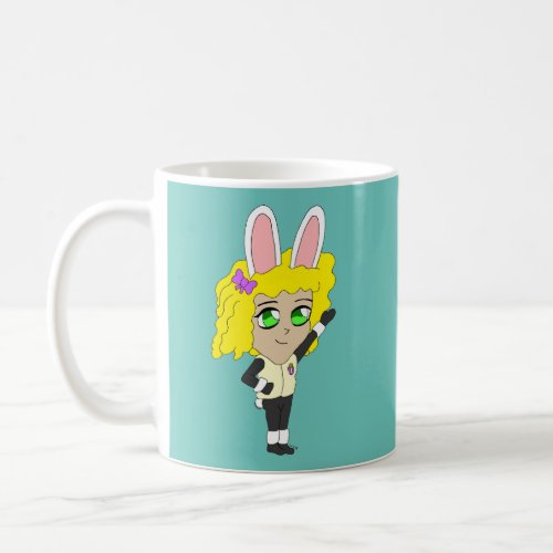 chibi bunnygirl   coffee mug