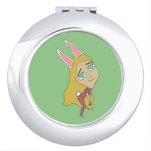 chibi bunnygirl     compact mirror