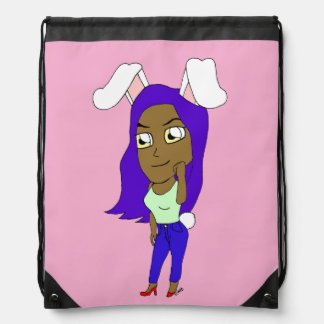 Chibi Bunnygirl Drawstring Bag