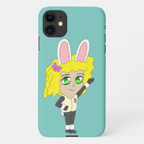 chibi bunnygirl    iPhone 11 case