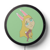 chibi bunnygirl  LED sign (Lights Off)