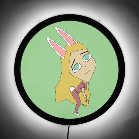 chibi bunnygirl  LED sign (Front)