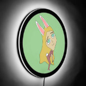 chibi bunnygirl  LED sign (Angle)