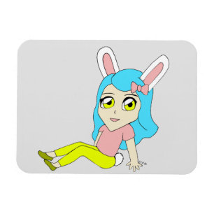 chibi bunnygirl  magnet