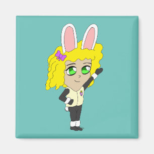chibi bunnygirl    magnet