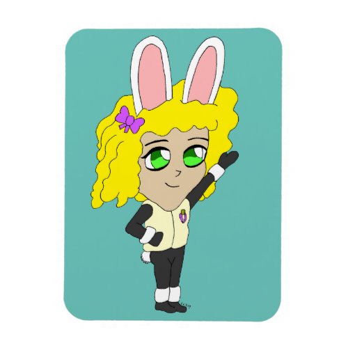 chibi bunnygirl    magnet